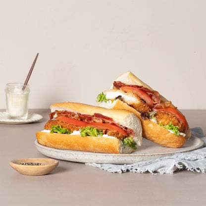 BLT Schnitzel Baguette