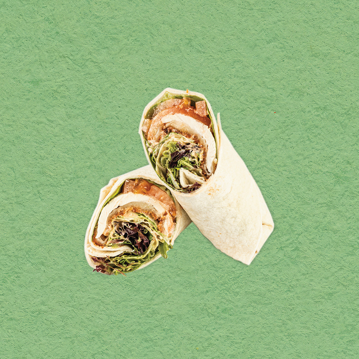 Chicken Schnitzel Wrap