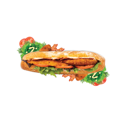 BLT Schnitzel Baguette