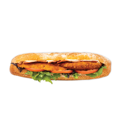 BLT Schnitzel Baguette