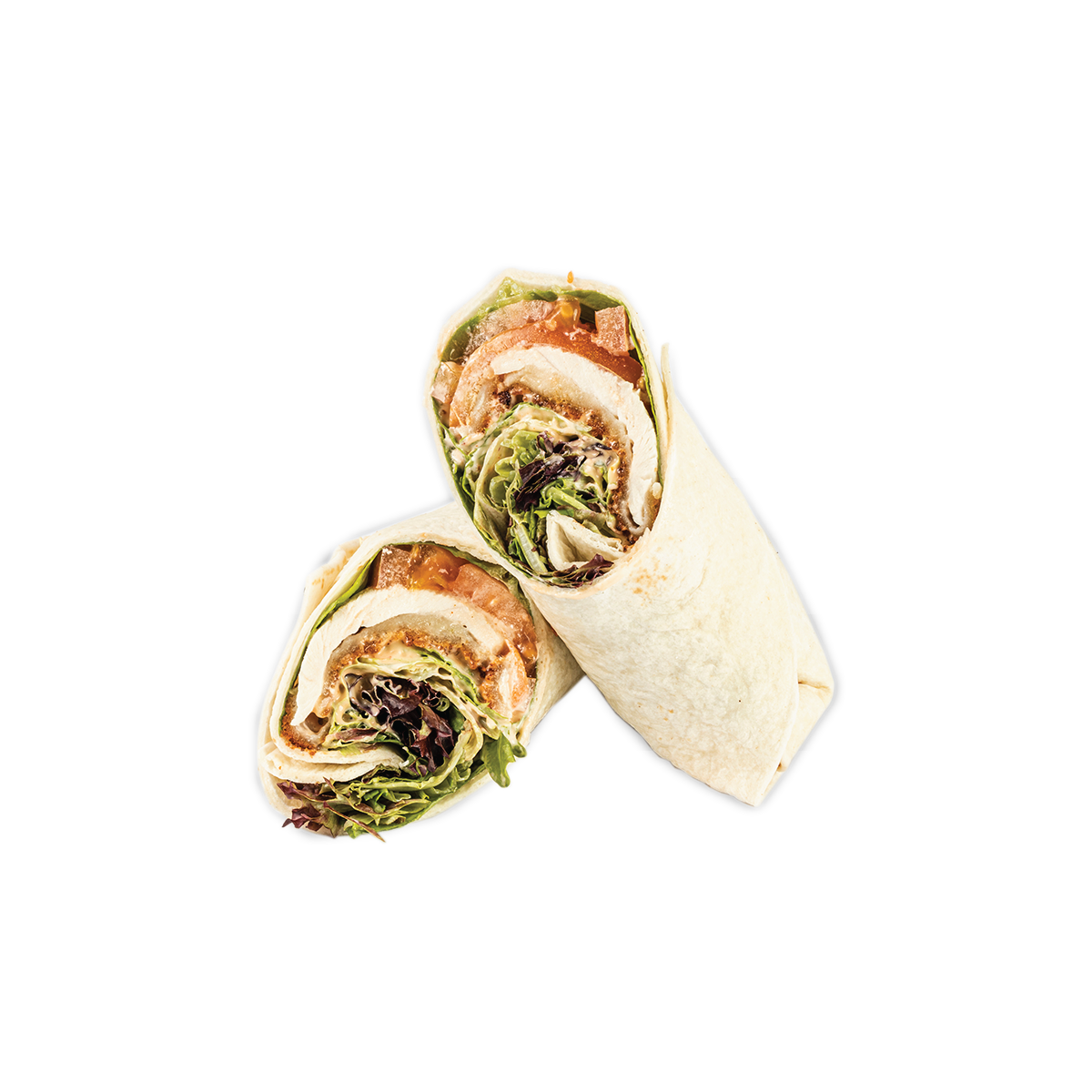 Chicken Schnitzel Wrap